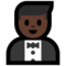 Man in Tuxedo - Black emoji on Microsoft